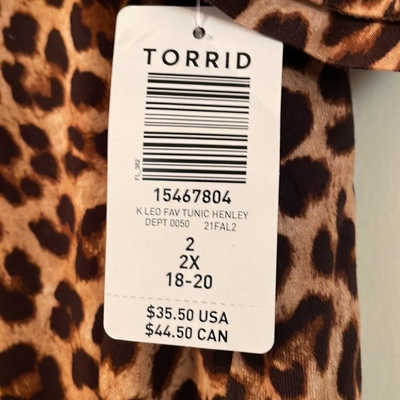 Torrid leopard tunic - Picture 4 of 4